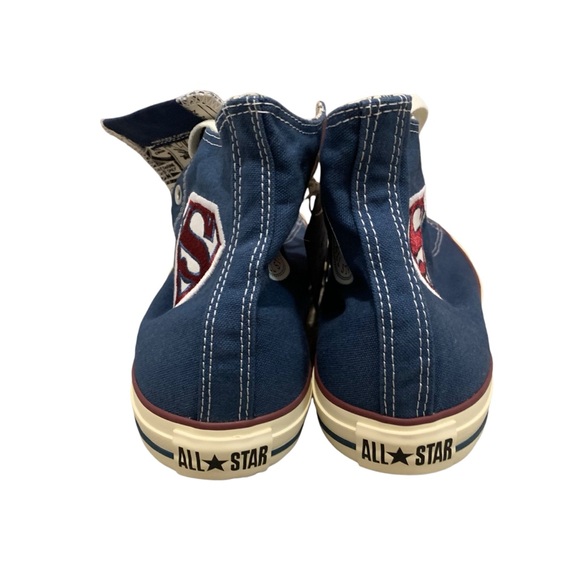 Converse DC Comic Superman Blue High-Top Sneakers - Picture 3 of 12